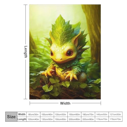 Couverture polaire flannel dinosaure haut de gamme 150x200 cm plaid thermique grand confort - 6