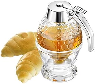 Winterworm Honigspender flüssig Acryl Spender Vintage Bienenstock Spender Druckspender ohne Tropfen