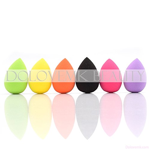 Dolovemk, 6 micro mini spugnette blender di 3 cm