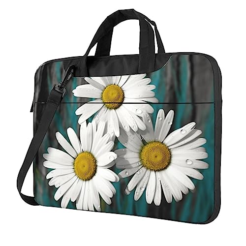 Sac ordinateur portable 15.6 pouces VACSAX motif floral violet élégant avec poignées