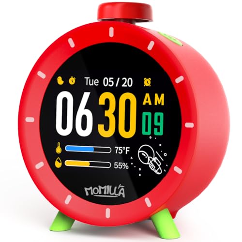 MOMILLA Colorful LCD Alarm Clock product image