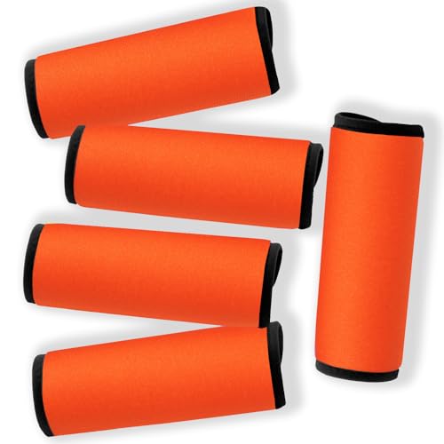 Image of Neoprene Luggage Handle Wraps for Traveling Bright Color Luggage Identifiers|Handle Wraps|Handle Covers