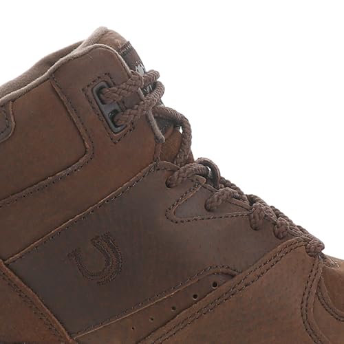 Image of ROPER Mens Horseshoe Round Toe Lace Up Casual Boots Ankle