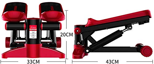 Machine de perte de poids à domicile avec ce mini stepper latéral rouge