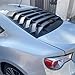 Kojem Rear Window Louvers Compatible with 2013-2016 Scion FR-S 2013-2020 Subaru BRZ 2017-2020 Toyota 86 Coupe 2-Door Rear Windshield Sun Shade Cover Wind Deflector ABS Plastic Black
