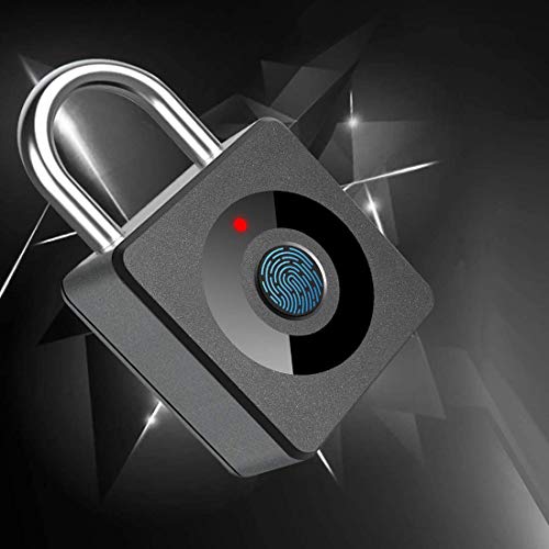 Fingerprint-Lock-Smart-Waterproof-Fingerprint-Padlock-Ideal-for-Gym-Luggage-Backpack-Employee-Locker-Bike-Suitcase-Fence-Hasp-and-Storage-Back-to-School-Supplies