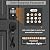 Keyless Entry Door Lock with 2 Handles, Tinewa Electronic Keypad Deadbolt, Auto-Locking, Anti-Peeping Password, Digital Smart Code Door Lock, Front Door Handle Sets, Matte Black