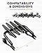PBYMT Stealth Luggage Rack Compatible for Harley Touring, Detachable Luggage Rack Compatible with Harley Davidson Street Glide Road Glide Road King Electra Glide Ultra Limited 2009-2024 (Black)