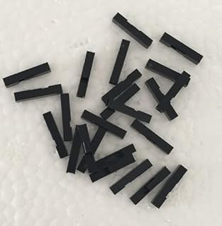 Davitu Wiring Harness - 500Pcs 1P Jumper Cable Housing Connector Kit Plug Female Pin Terminal Shell Kit 2.54mm Pitch 1 Holes Spacing Head