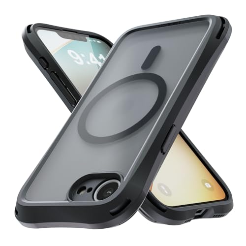 �G���R�� iPhone 17e/16e �P�[�X �J�o�[ ZEROSHOCK �ϏՌ� �Ռ��z�� Magsafe�Ή� 4�p�o���p�[ �O���b�v���̂���J�[�u���C�� �J���������Y�ی�݌v ���C�����X�[�d�Ή� �}�b�g�u���b�N PMWA26SZELKMCBK