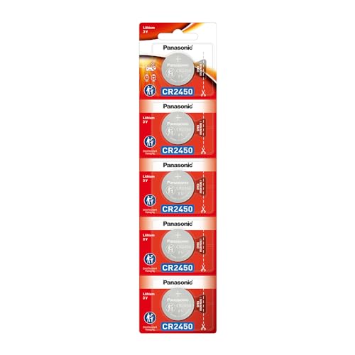 Panasonic Lithium coin CR-2450 x5