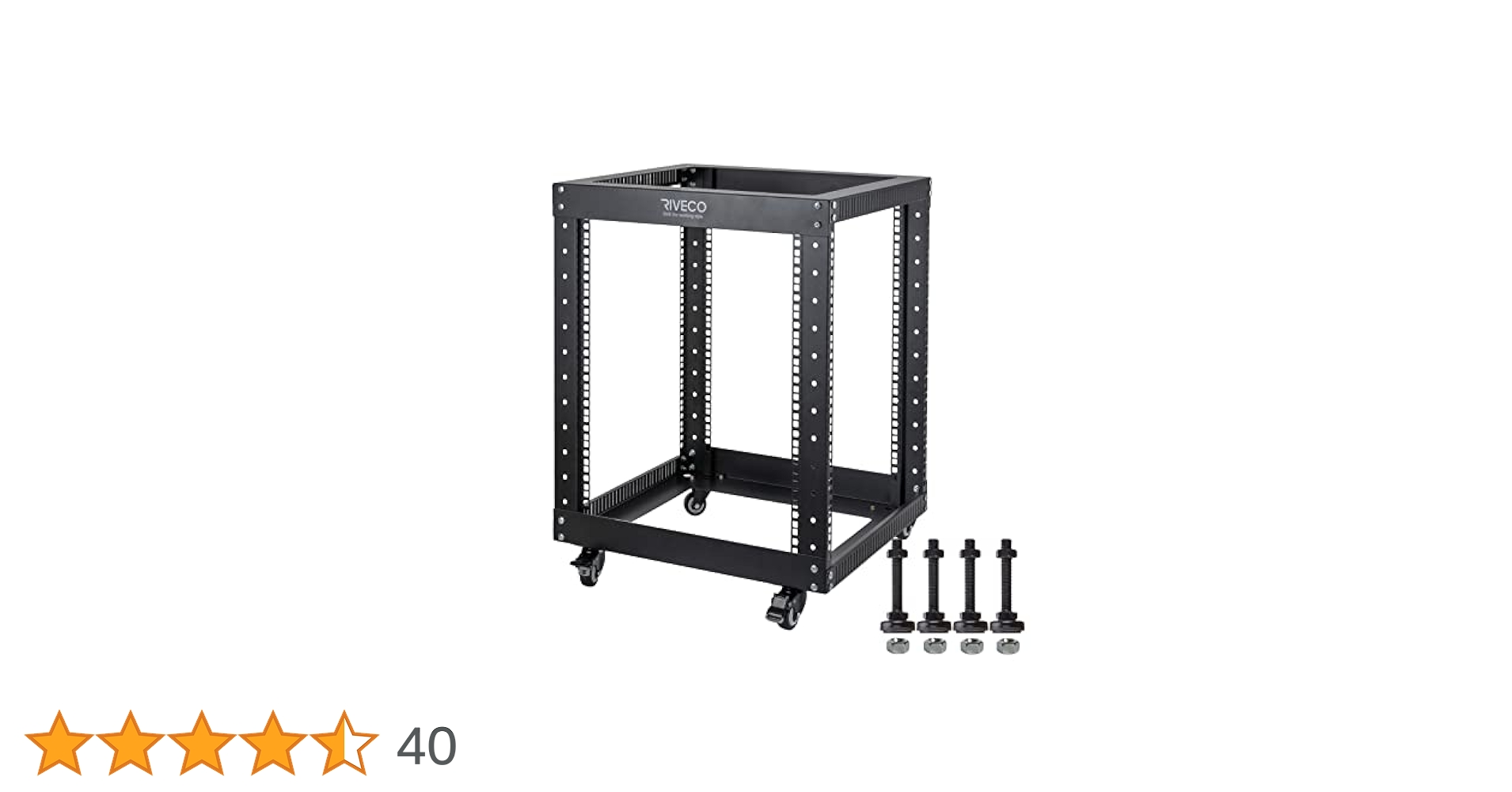 Amazon | RIVECO 12U サーバーラック オープンフレーム