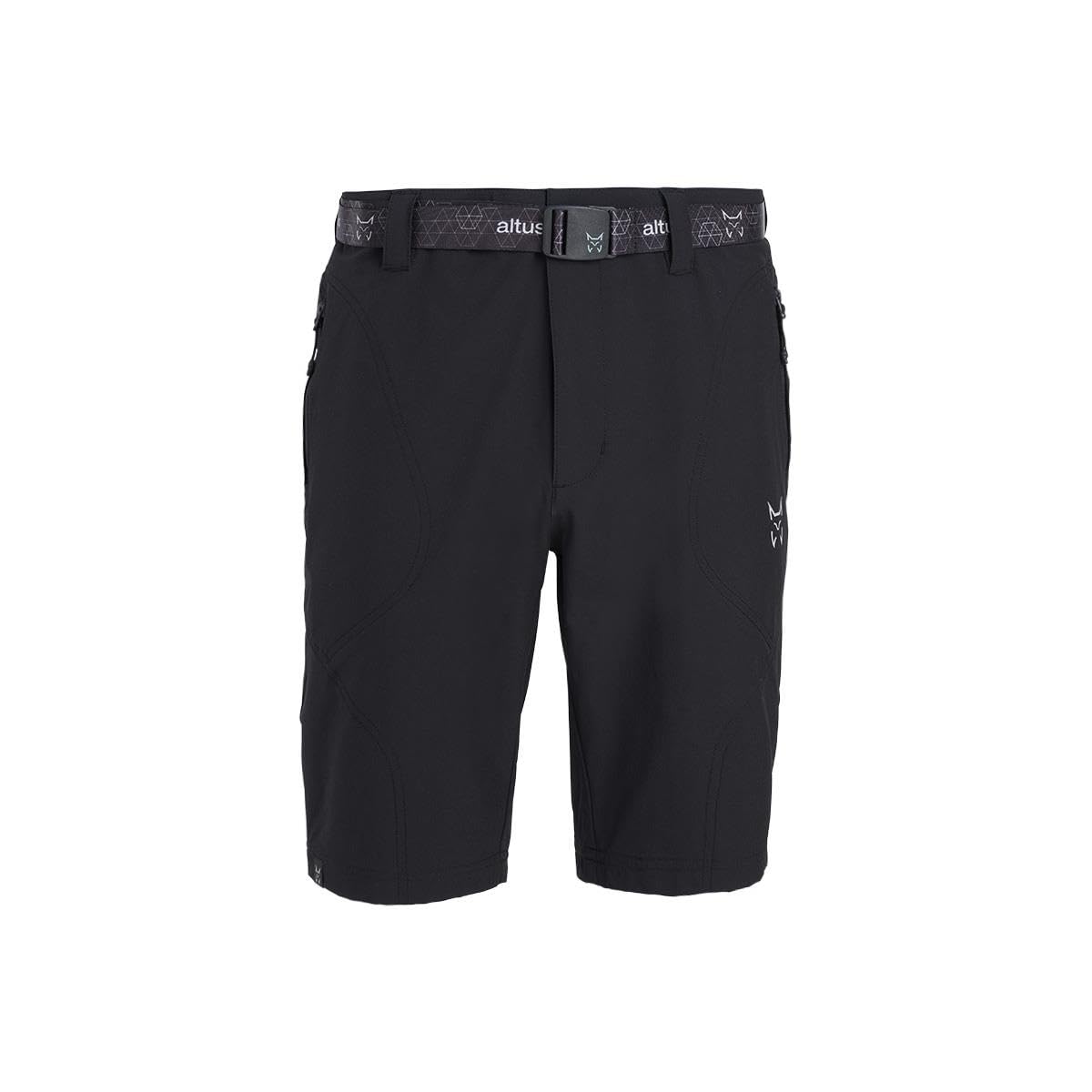 ALTUS | Taupo k30 | Pantalón Corto de montaña | Pantalón Corto | Hombre (FR/ES, Letras, XL, Regular, Regular, Negro)