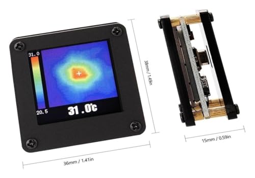 Image of AMG8833 Infrared Thermal Camera Module 8x8 Grid Array with Housing for Temperature Detection 7M Distance