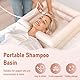 Aufblasbares Haarwaschbecken Set für Bettlägerige zum Haarewaschen (6 Zubehör) - Zuhause mobiles Waschbecken für bett, Senioren/Behinderten Hilfsmittel in der Pflege