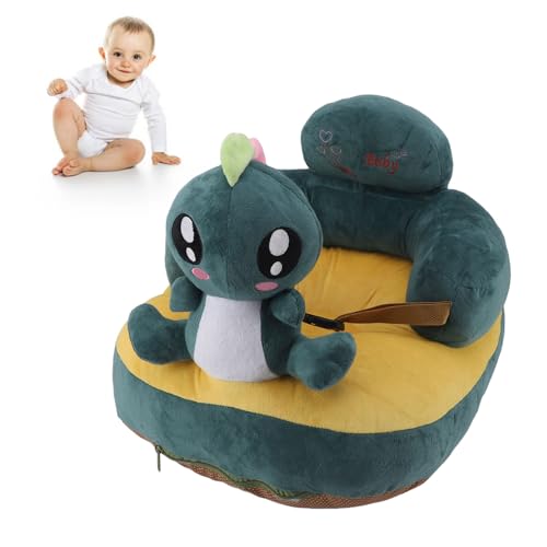 Chaise assise bébé en vert ajustable et siège de support portable super soft pour nourrissons