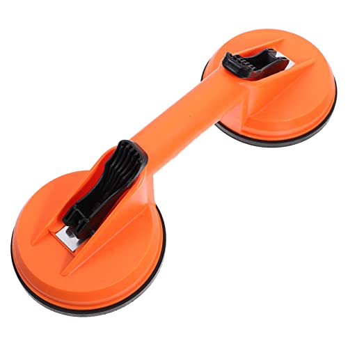 STOBAZA Ceramic Tile Suction Lifter Tile Suction Cup Tool Glass Sucker Carrier Glass Lifter Heavy Duty Vacuum Lifter Vacuum Cup Glass Suction Cups to Lift Large Glass Natural Rubber