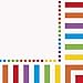 Rainbow Party Supplies Pack for 16 Guests - Including Dinner Plates, Dessert Plates, Cups, and Napkins
