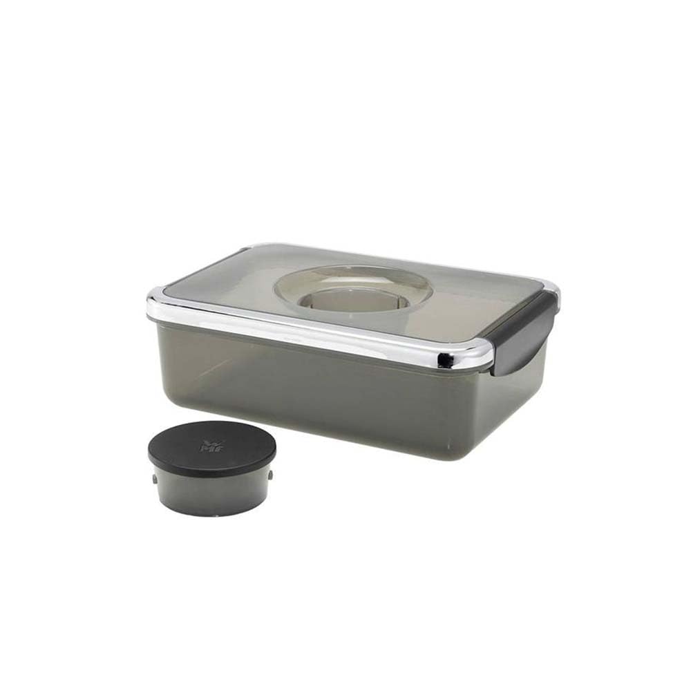 WMF Découpe légumes, 0.3 L, 65 W, Inox 18/10 Cromargan, 2 lames inox, Bol Tritan sans BPA, KITCHENminis 0416400011