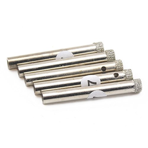 Broca para vidrio diamante 7 mm pack 20 piezas miniatura 2