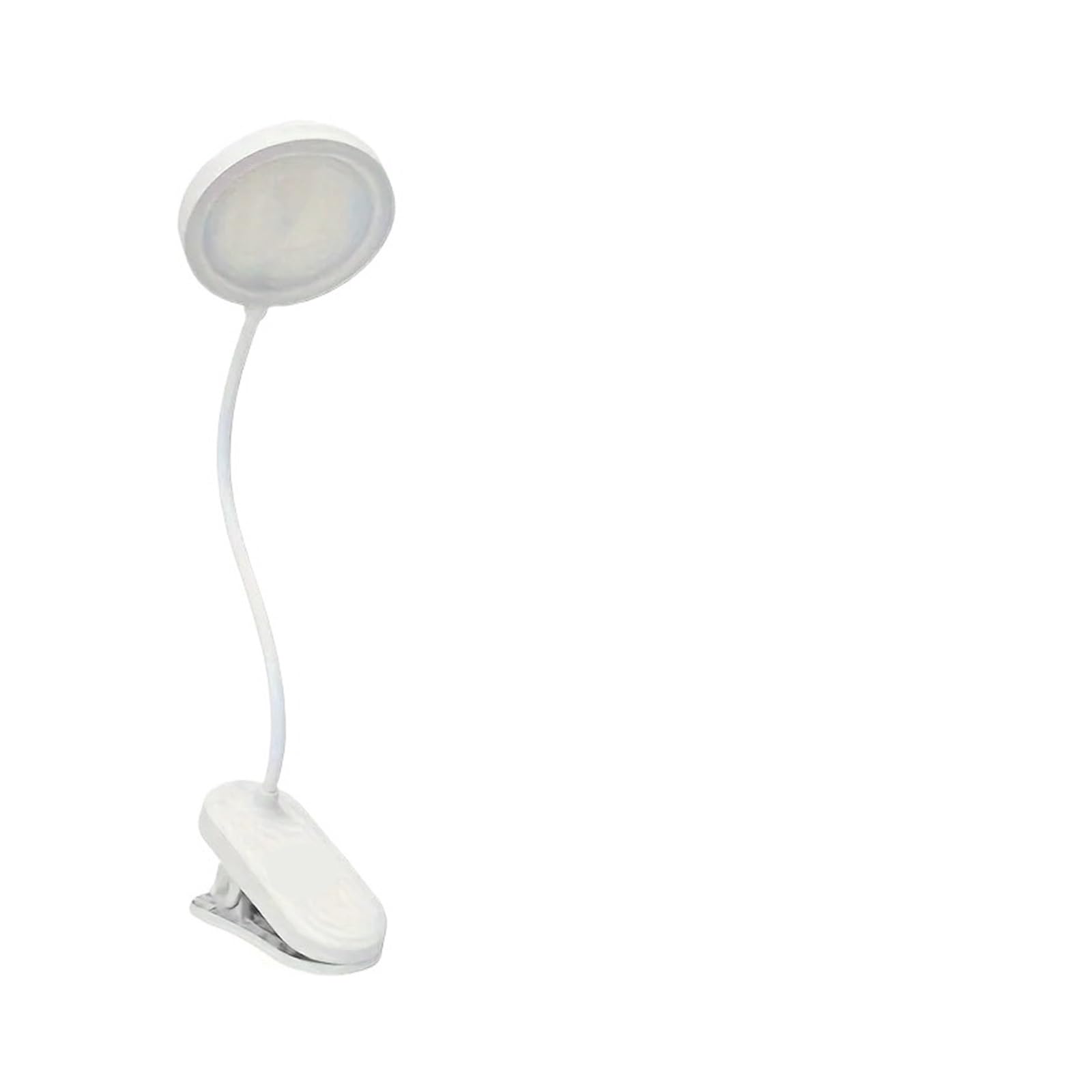 Lámpara de escritorio con clip recargable por USB | Temperaturas y luz de lectura LED regulable for estudio, oficina, dormitorio