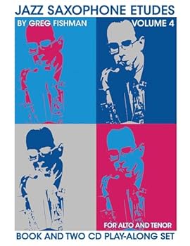 Paperback Jazz Saxophone Etudes Volume 4 Book