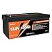 12V 400Ah LiFePO4 Lithium Battery with 200A BMS 5120Wh Low-Tem Protection 8000+ Deep Cycle Battery Perfect for RV, Solar, Marine, Camping, Off-Grid, Home Energy Storage