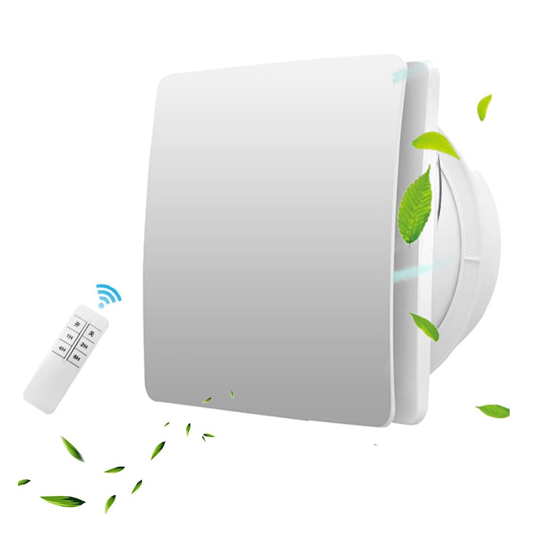 Extracteur d'air pour cuisine et garage silencieux avec télécommande sans fil