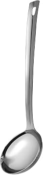 Stainless Steel Soup Ladle, Kitchen Cooking ladle,13" Metal Ladles | Long Handle, Ample Bowl Capacity, Perfect for Stirring, Serving, Heavy Duty Dishware Safe