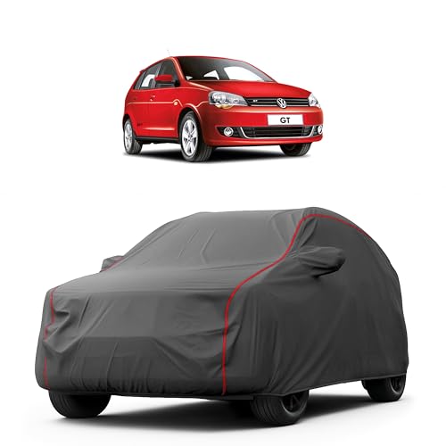 Image of Heavy-Duty Car Cover for Compatible with Volkswagen Polo (2010 to 2025 All Models) Deluxe Car Protection Cover - Waterproof & UV-Resistant All-Season Exterior Protection