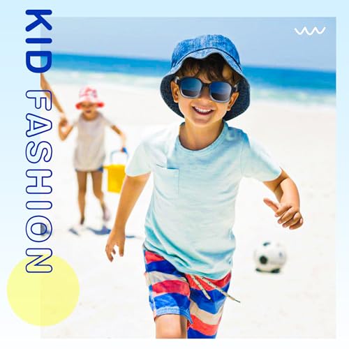 Kids Sunglasses for Boys Girls Children Polarized Sunglasses with Strap UV400 Protection Toddler Infant Sun Glasses4