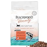 Blackwood Bounty Dry Cat Food, Salmon & Rainbow Trout Recipe for All Life Stages, 4.5 Pound Bag, High Protein, Grain Free