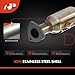 A-Premium Center Catalytic Converter Kit Direct-Fit Compatible with Honda CR-V CRV 2007 2008 2009 2.4L, EPA Compliant, Replace# 18160RZAA00
