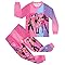 Set di Pantaloni a Maniche Lunghe da Ragazza, Pigiama per Bambini con Stampa K-Pop Demon,Style 4,140cm