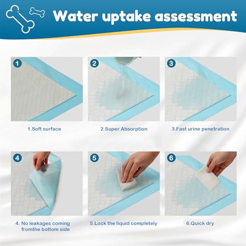 Image of Dog Pee Pads 22 inchx23 inch, Disposable Puppy Pee Pads, Pee Pads for Dogs, Pet Training Pads Super Absorbent Leak-Proof (100 Count)