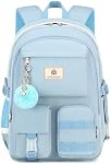 Laptop Backpacks 15.6 Inch School Bags College Backpack Anti Theft Travel Daypack Large Bookbags for Teens Girls Women (Blue)