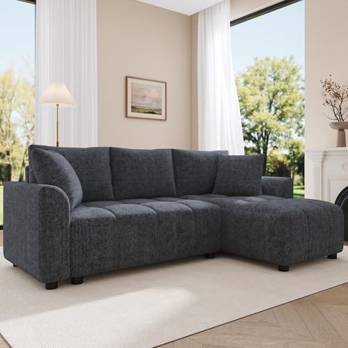 Yihomfy Canapé d'angle,Canape Dangle Convertible avec...