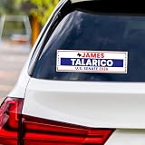 James Talarico for Texas Senate 2026 Vinyl Sticker, Vote James Talarico Decal, Texas Senate Elections 2026 Bumper Sticker (10" x 3")