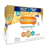 Enfamil Nutramigen Baby Formula, Hypoallergenic and Lactose Free Formula with Enflora LGG, Fast Relief from Severe Crying and Colic, Ready to Use Bottle, 8 Fl Oz (6 Count)