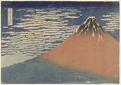Mont Fuji affiche toile 60x90cm pour la décoration de bureau inspirante