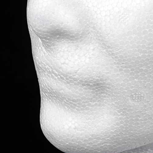 Male Head Foam Mannequin Head Head Model Foam Manikin for Wig Hair Hat Glasses Scarf Jewelry Display Stand - Image 4