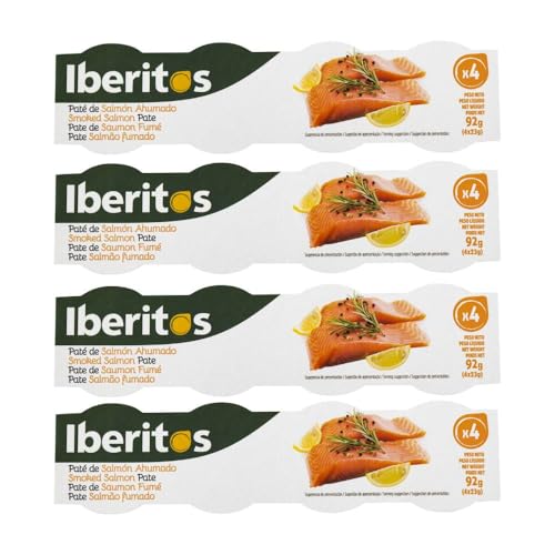 Paté de salmón ahumado Iberitos 4x23 g pack 4