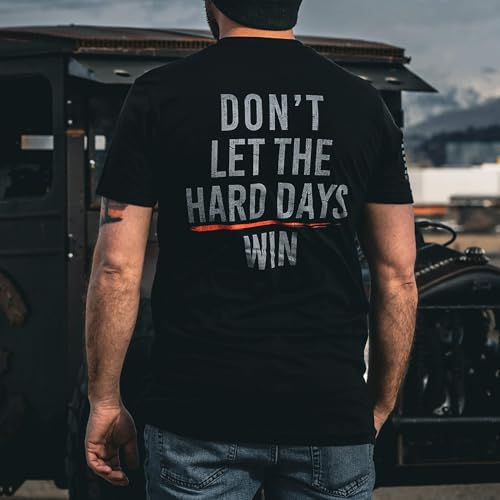 Til Valhalla Project Hard Days Graphic Tee | Veteran Owned & Operated | Proudly Printed in The USA4
