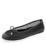 Bout rond Aerosoles Femme Palma Ballerines, Maille filetée Noire, 41 EU