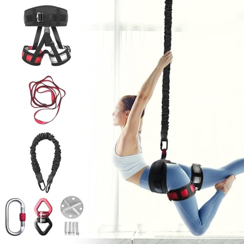 Resistencia de Bungee de Fitness Equipo De Bungee Fitness, Sling Bungee Fitness Para Gimnasio En Casa, Soporta 50-100 Kg De Peso, Bandas De Resistencia Bungee Para Entrenamientos De Vuelo Y Baile(M -