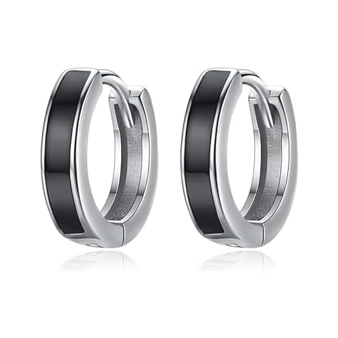 TANGPOET 925 Sterling Silver Hoop Earrings Cover
