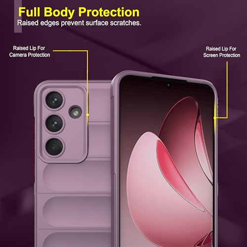 Image of Zapcase Back Case Cover for Samsung Galaxy S25 FE | Compatible for Samsung Galaxy S25 FE Back Cover | Liquid Silicon Magic Case with Camera Protection | Lavender