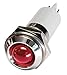 Round Indicator Light, Red, 12VDC