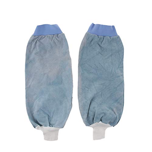 Manicotti Protettivi Saldatura Polsini Resistenza Abrasione Comfort Blu