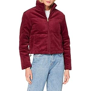 Urban Classics Ladies Corduroy Puffer Jacket dames jassen